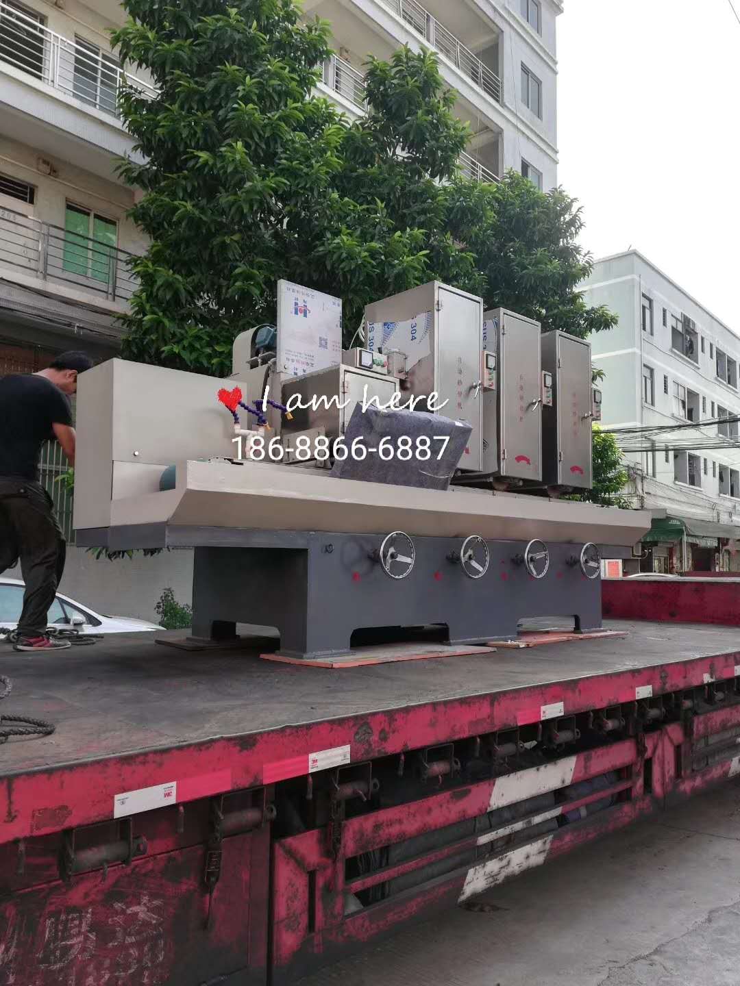 输送四组水磨砂光机